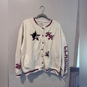 Disney Mickey Mouse Cream Jacket with Red Accents
